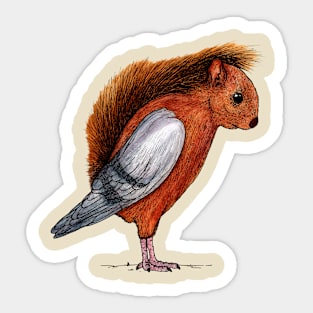 Squigeon Sticker